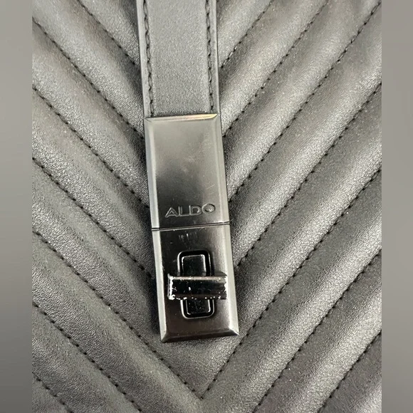 ALDO black leather purse - Picture 4 of 4